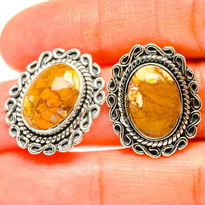 Brecciated Mookaite Earrings handcrafted by Ana Silver Co - EARR428957