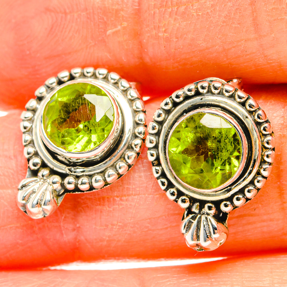 Peridot Earrings handcrafted by Ana Silver Co - EARR428962