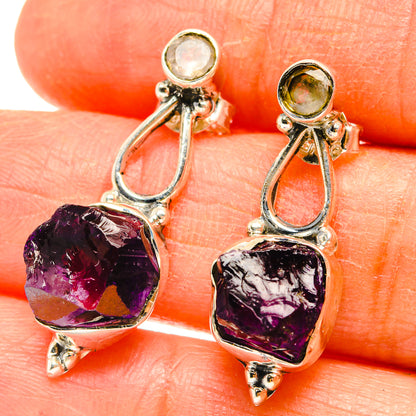 Amethyst Earrings handcrafted by Ana Silver Co - EARR428967