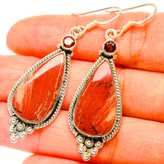Mookaite Earrings handcrafted by Ana Silver Co - EARR428973