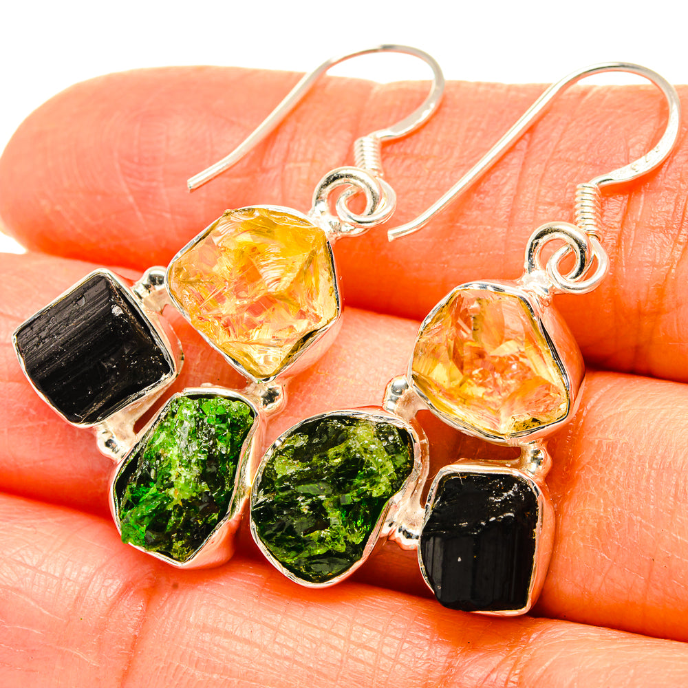 Citrine Earrings handcrafted by Ana Silver Co - EARR428975