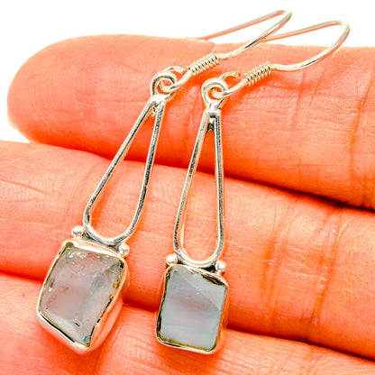 Aquamarine Earrings handcrafted by Ana Silver Co - EARR428976