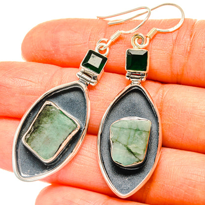 Green Tourmaline Earrings handcrafted by Ana Silver Co - EARR428992