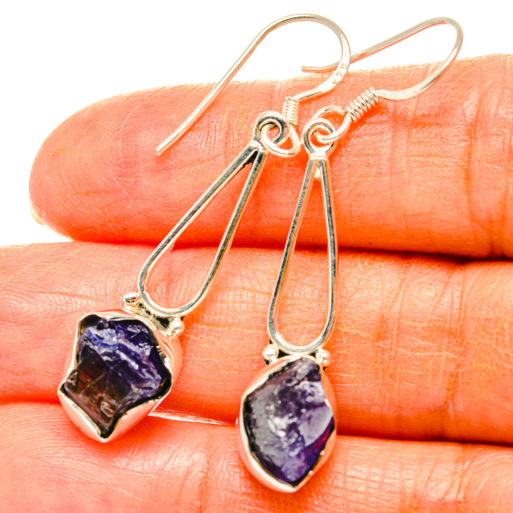 Tanzanite Earrings handcrafted by Ana Silver Co - EARR429001