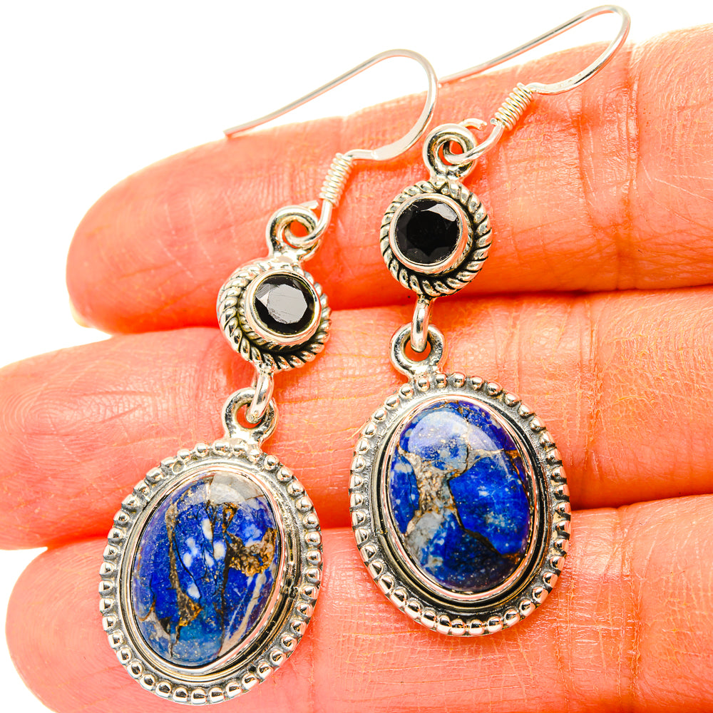 Lapis Lazuli Earrings handcrafted by Ana Silver Co - EARR429006