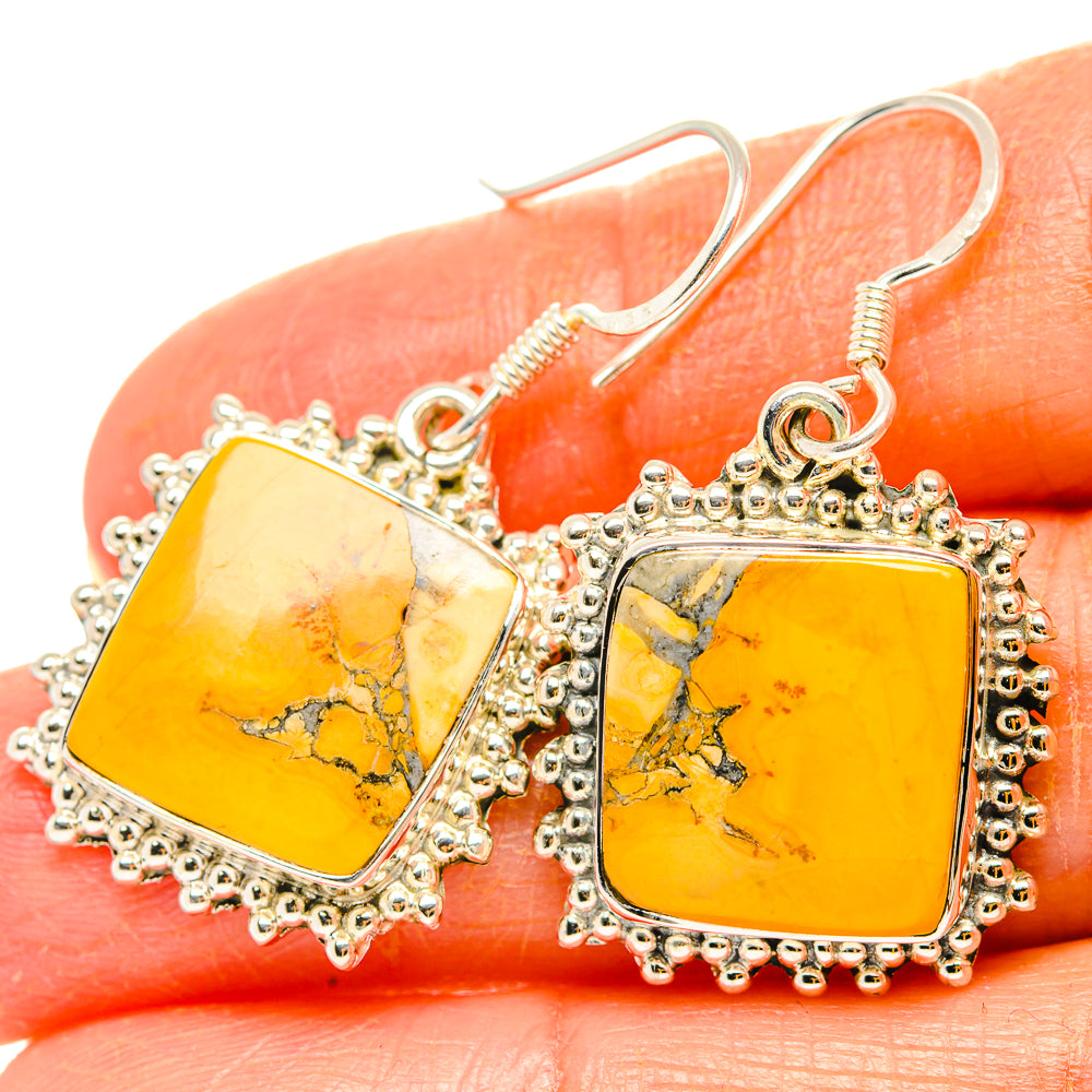 Maligano Jasper Earrings handcrafted by Ana Silver Co - EARR429007