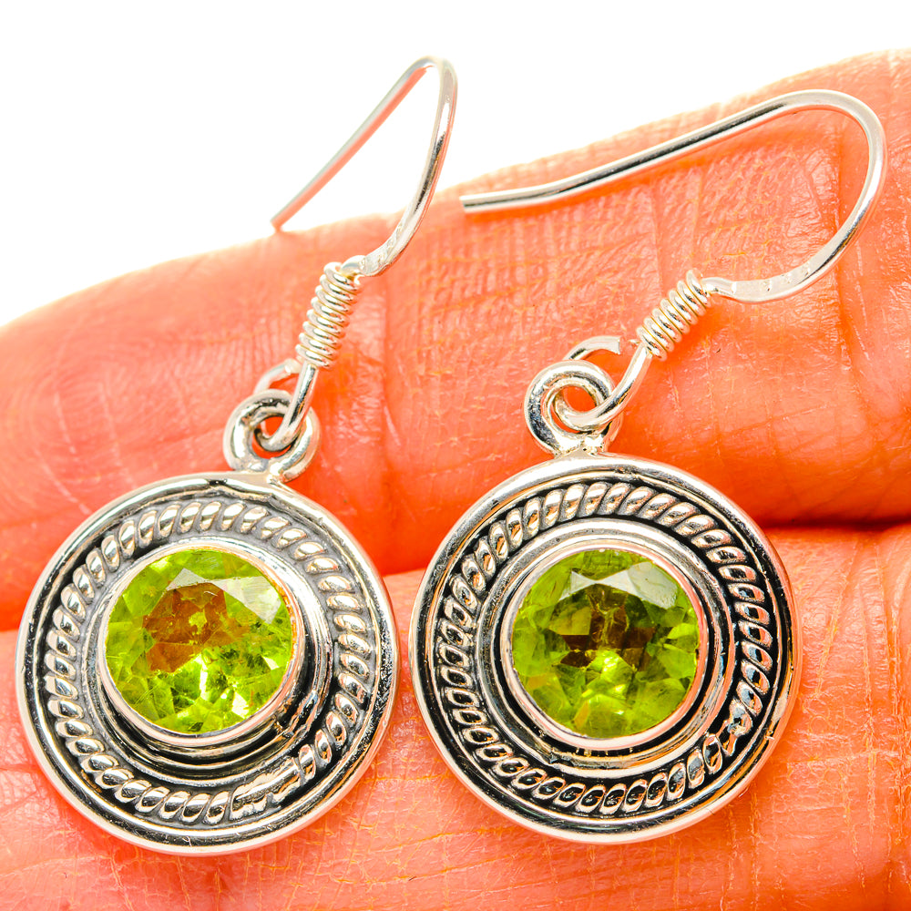 Peridot Earrings handcrafted by Ana Silver Co - EARR429008