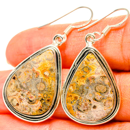 Poppy Jasper Earrings handcrafted by Ana Silver Co - EARR429012