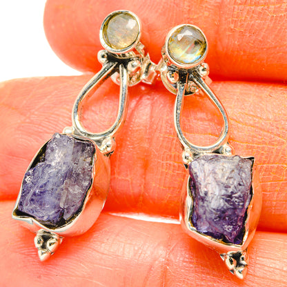 Tanzanite Earrings handcrafted by Ana Silver Co - EARR429016