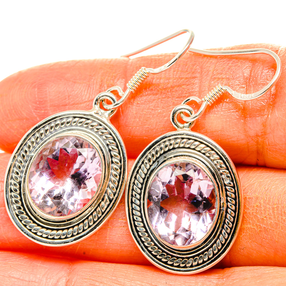Kunzite Earrings handcrafted by Ana Silver Co - EARR429018