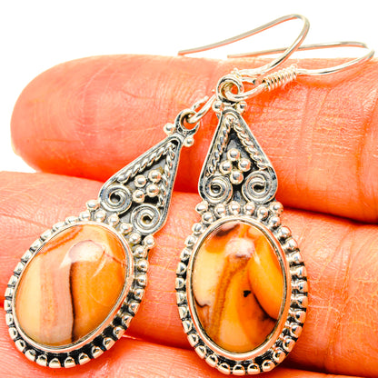 Mookaite Earrings handcrafted by Ana Silver Co - EARR429019