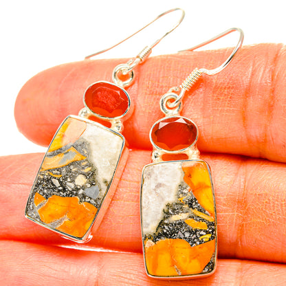 Maligano Jasper Earrings handcrafted by Ana Silver Co - EARR429021