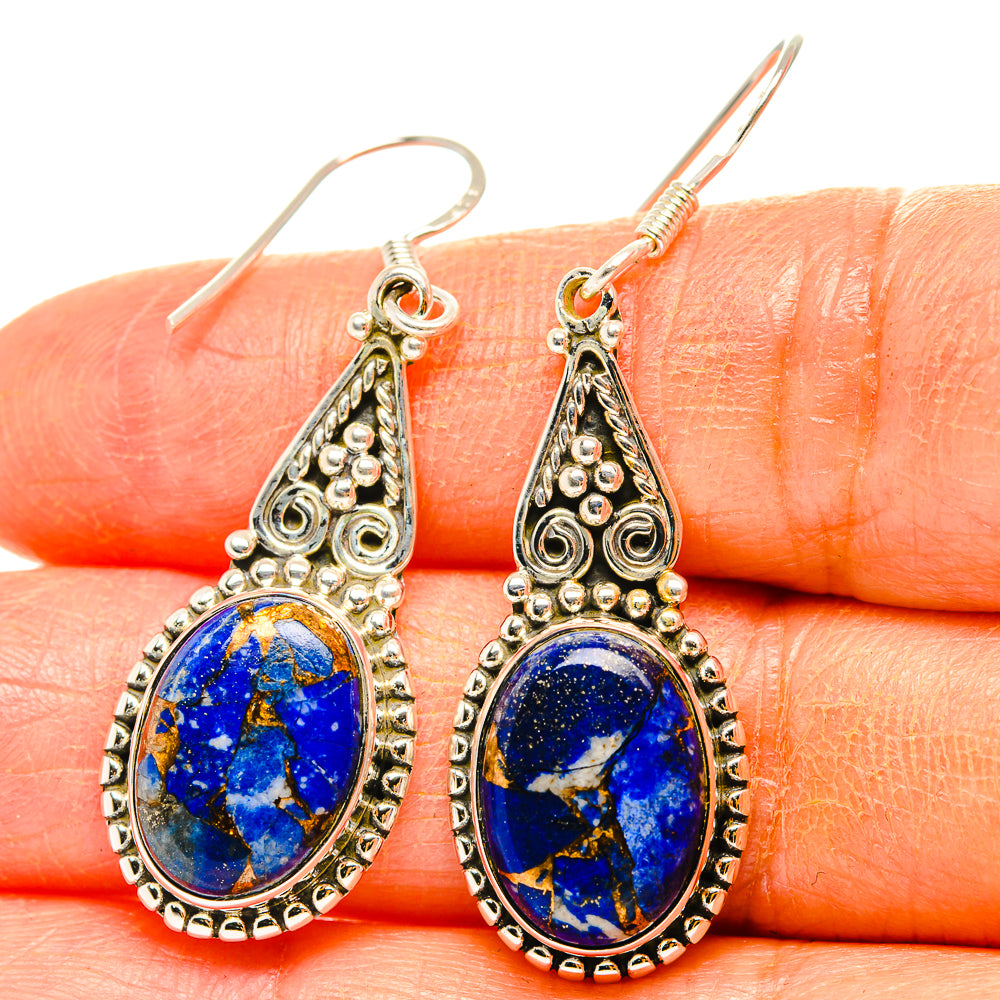 Lapis Lazuli Earrings handcrafted by Ana Silver Co - EARR429022