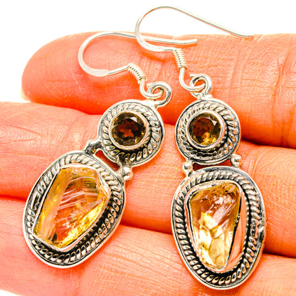 Citrine Earrings handcrafted by Ana Silver Co - EARR429029