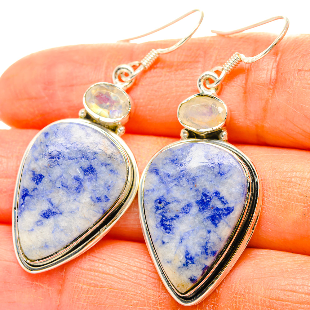 Sodalite Earrings handcrafted by Ana Silver Co - EARR429032