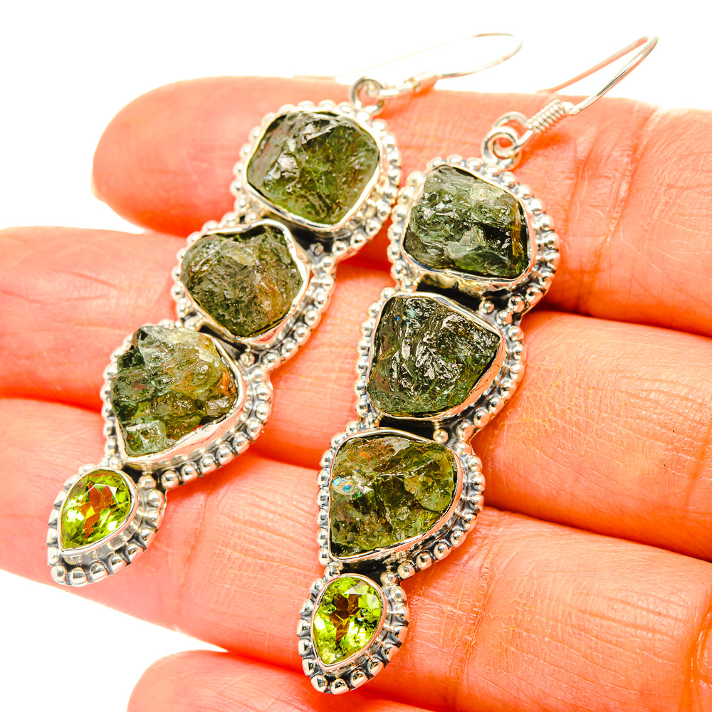 Peridot Earrings handcrafted by Ana Silver Co - EARR429039