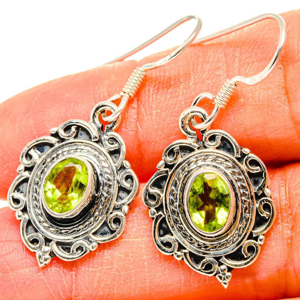 Peridot Earrings handcrafted by Ana Silver Co - EARR429045