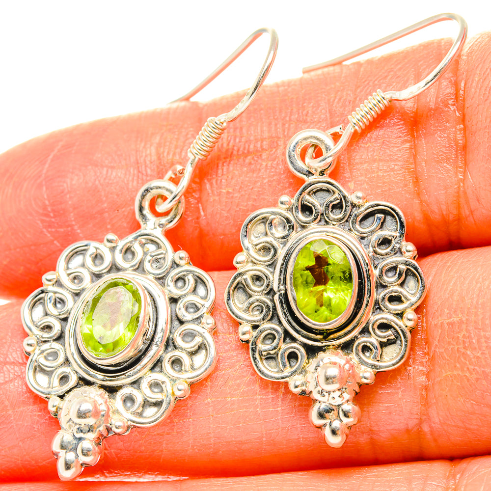 Peridot Earrings handcrafted by Ana Silver Co - EARR429049