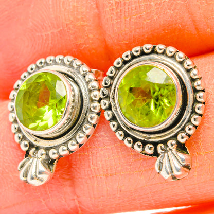 Peridot Earrings handcrafted by Ana Silver Co - EARR429050