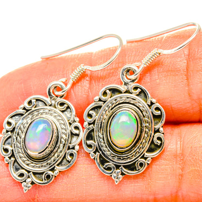 Ethiopian Opal Earrings handcrafted by Ana Silver Co - EARR429054