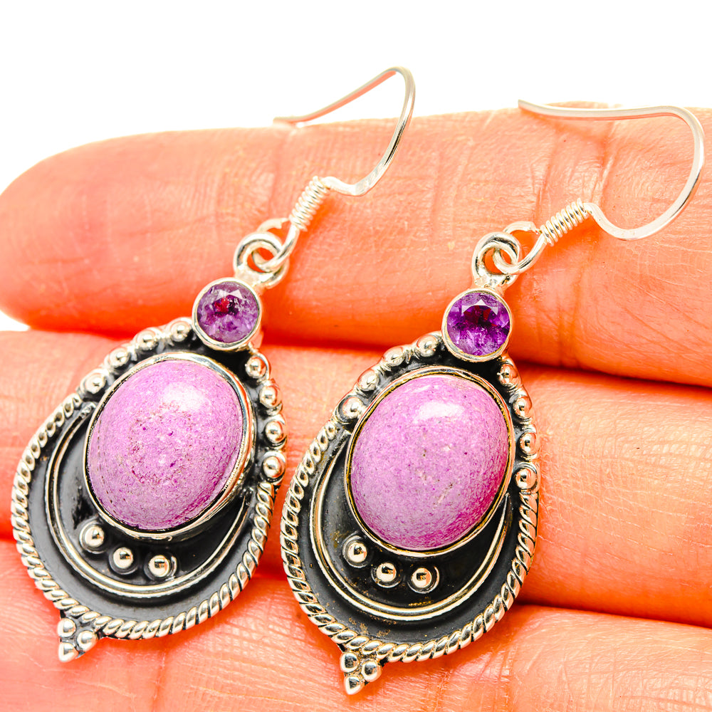Phosphosiderite Earrings handcrafted by Ana Silver Co - EARR429067