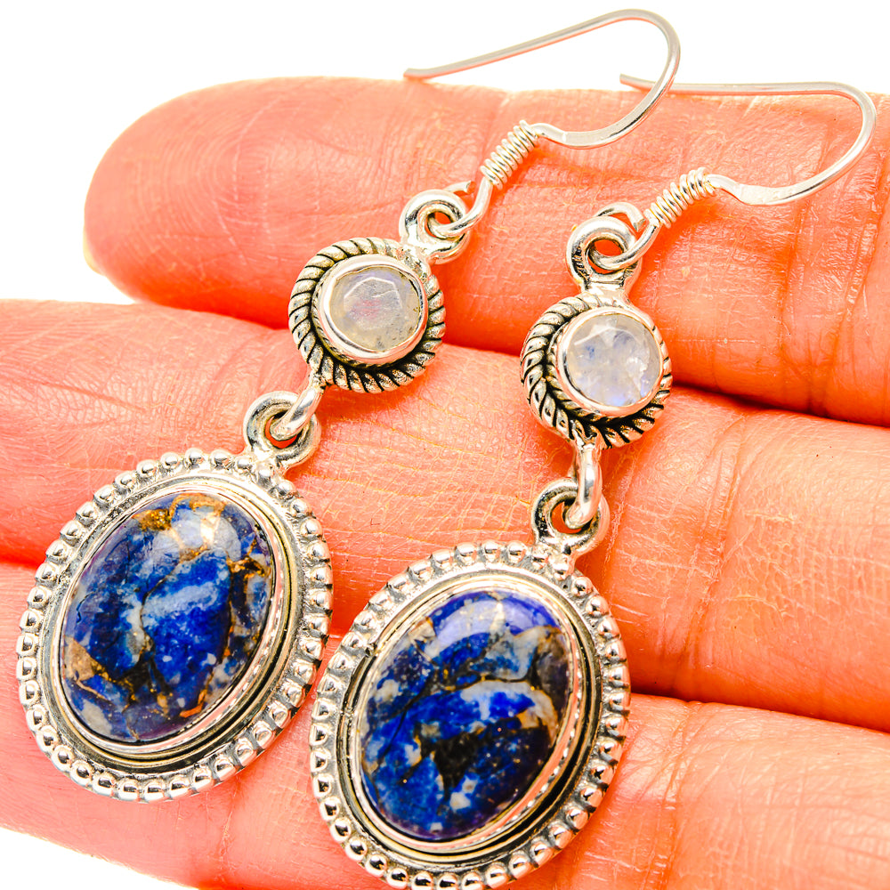 Lapis Lazuli Earrings handcrafted by Ana Silver Co - EARR429079