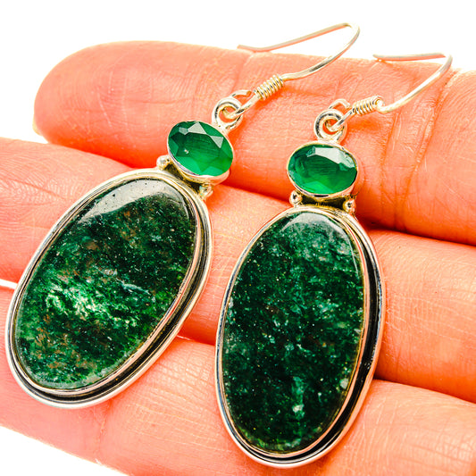 Green Aventurine Earrings handcrafted by Ana Silver Co - EARR429088