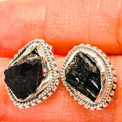 Tektite Earrings handcrafted by Ana Silver Co - EARR429103