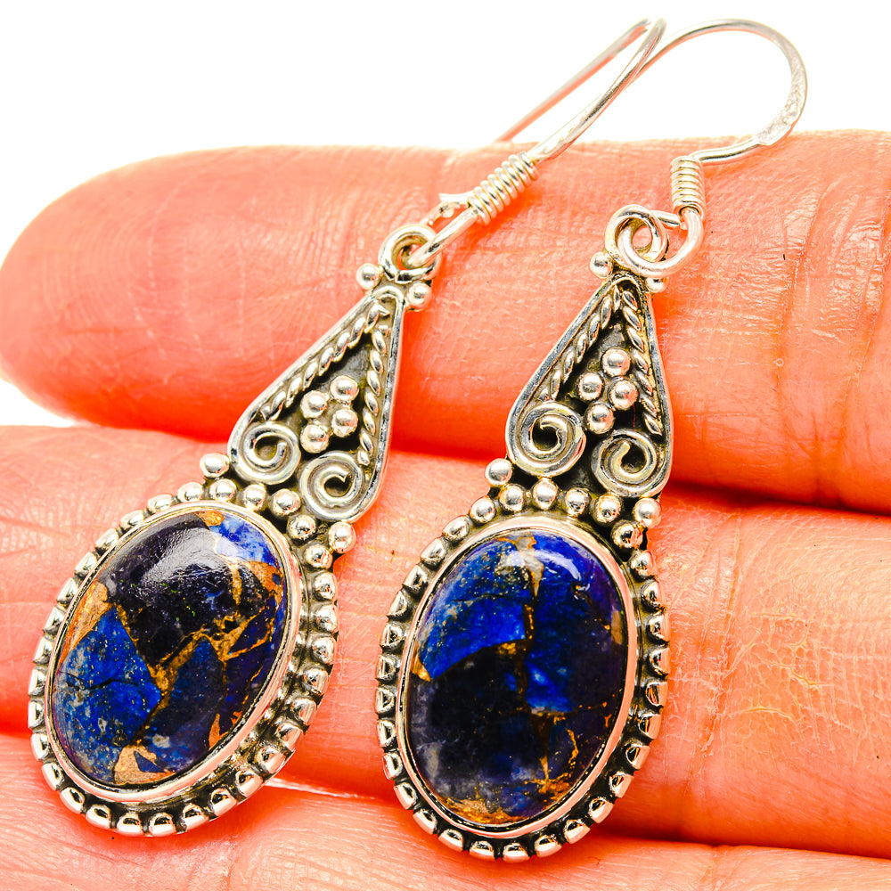 Lapis Lazuli Earrings handcrafted by Ana Silver Co - EARR429105
