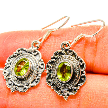 Peridot Earrings handcrafted by Ana Silver Co - EARR429106