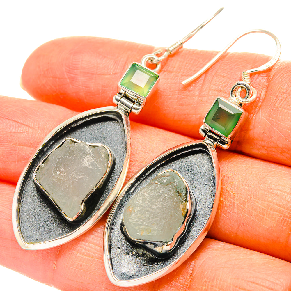 Aquamarine Earrings handcrafted by Ana Silver Co - EARR429126