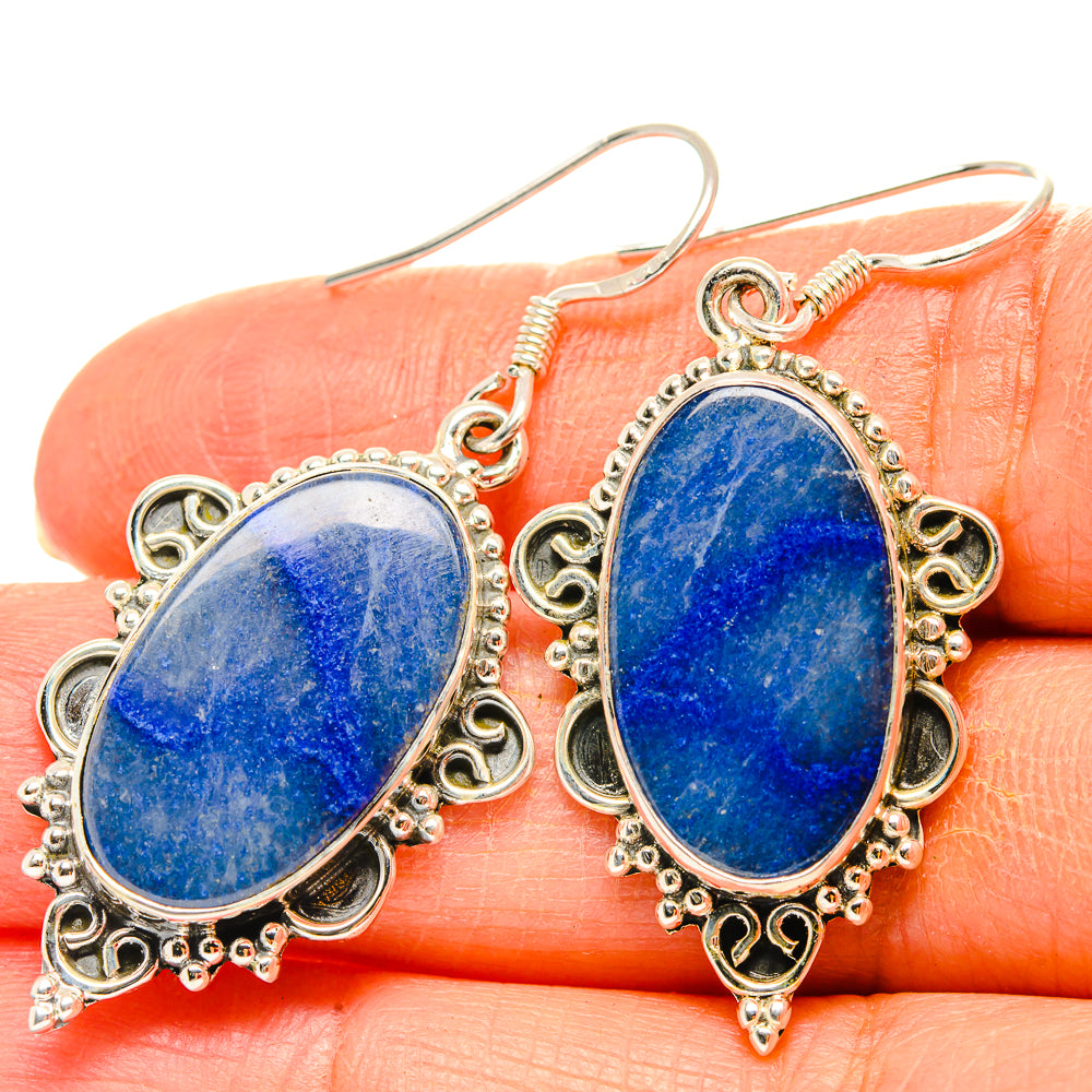 Sodalite Earrings handcrafted by Ana Silver Co - EARR429133