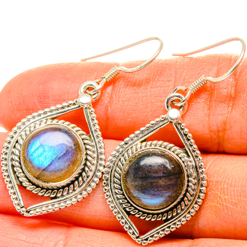 Labradorite Earrings handcrafted by Ana Silver Co - EARR429135