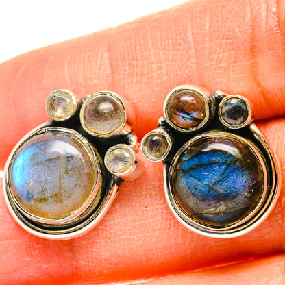 Labradorite Earrings handcrafted by Ana Silver Co - EARR429136