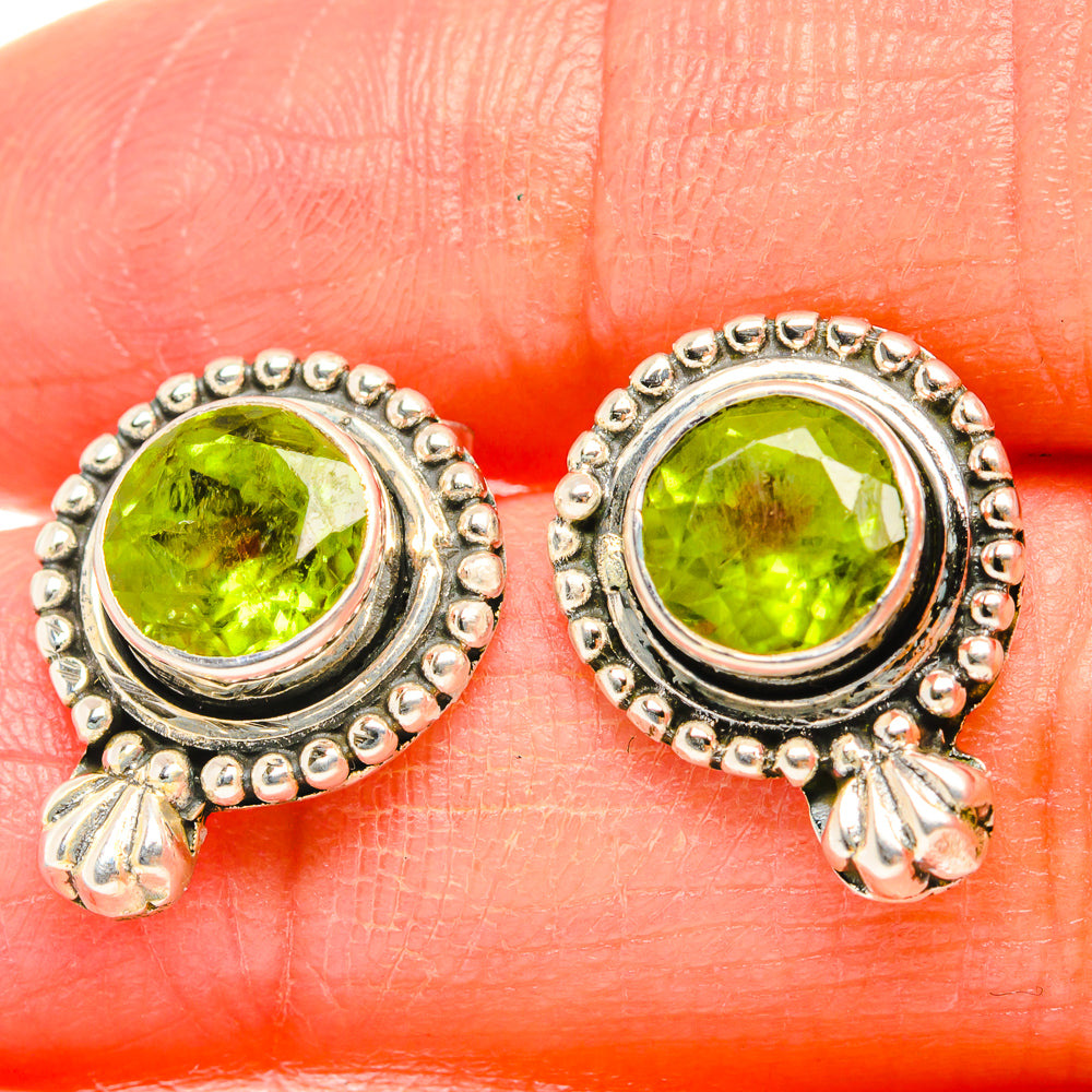 Peridot Earrings handcrafted by Ana Silver Co - EARR429146