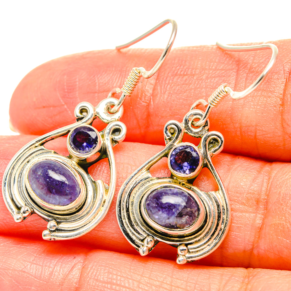 Tanzanite Earrings handcrafted by Ana Silver Co - EARR429147
