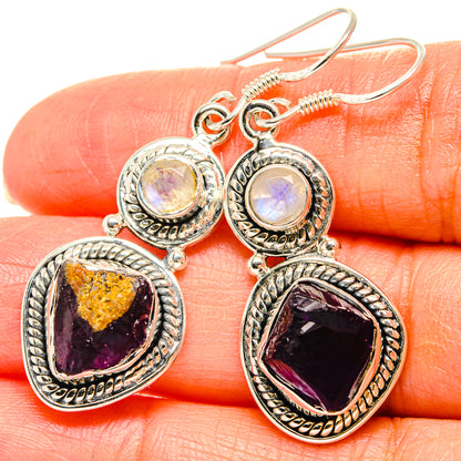 Amethyst Earrings handcrafted by Ana Silver Co - EARR429155