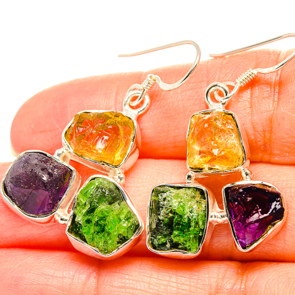 Citrine Earrings handcrafted by Ana Silver Co - EARR429159