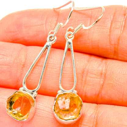 Citrine Earrings handcrafted by Ana Silver Co - EARR429169