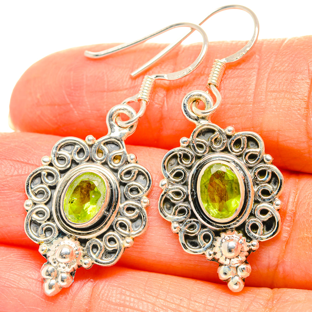 Peridot Earrings handcrafted by Ana Silver Co - EARR429176