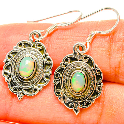 Ethiopian Opal Earrings handcrafted by Ana Silver Co - EARR429179