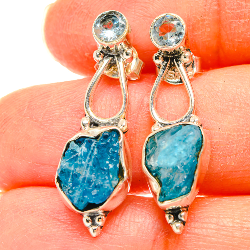 Apatite Earrings handcrafted by Ana Silver Co - EARR429186