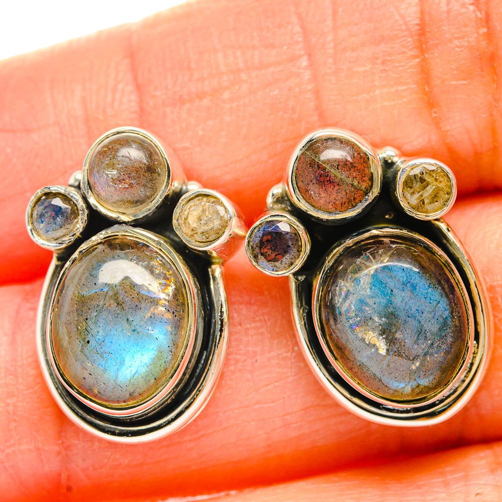 Labradorite Earrings handcrafted by Ana Silver Co - EARR429193
