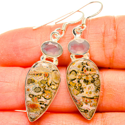 Poppy Jasper Earrings handcrafted by Ana Silver Co - EARR429194