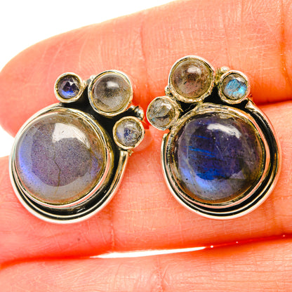 Labradorite Earrings handcrafted by Ana Silver Co - EARR429201