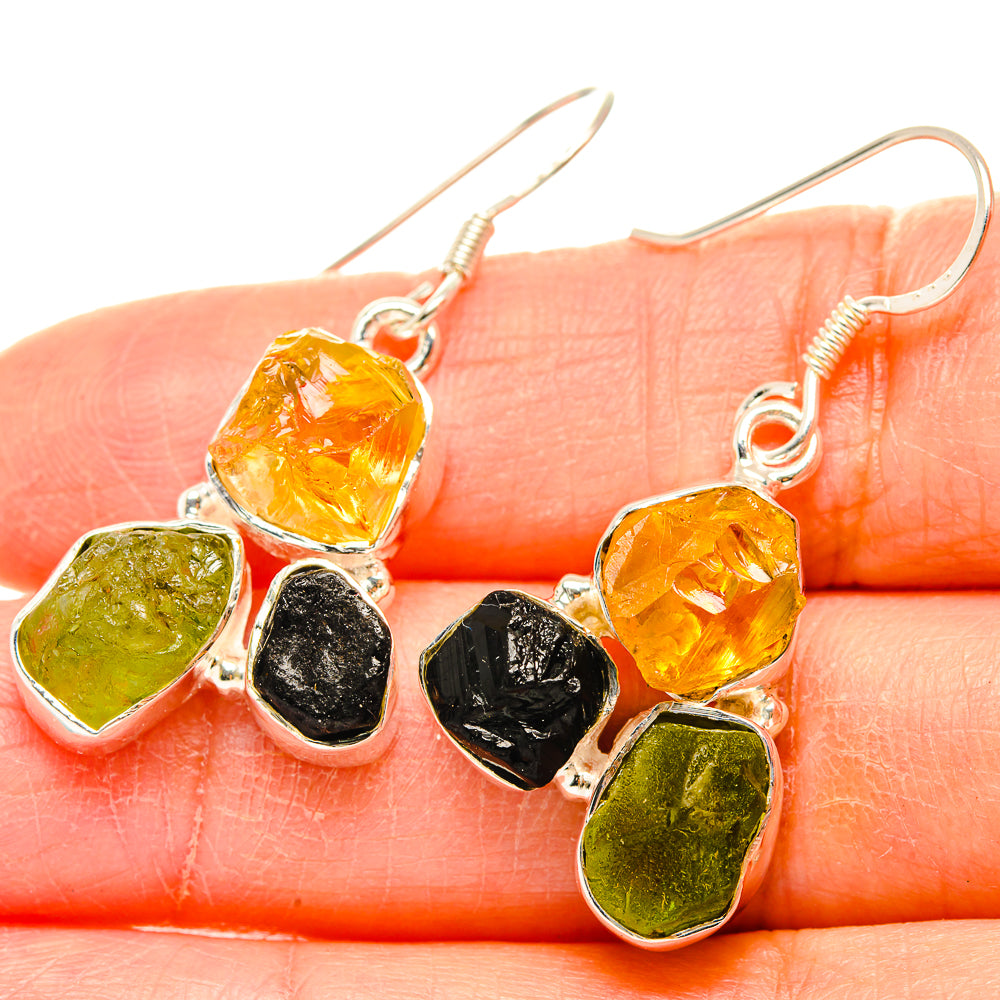 Citrine Earrings handcrafted by Ana Silver Co - EARR429205