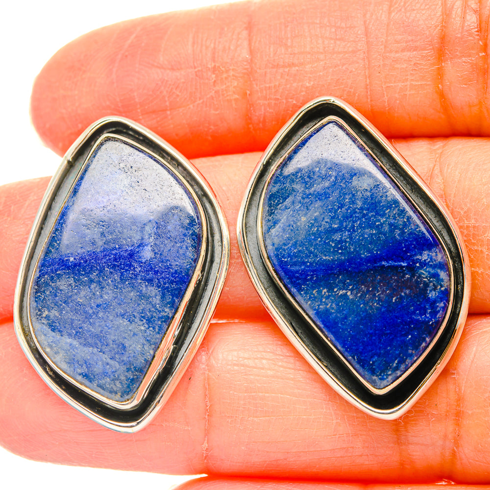 Sodalite Earrings handcrafted by Ana Silver Co - EARR429208