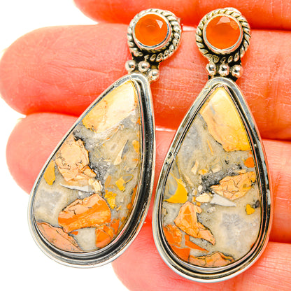 Brecciated Mookaite Earrings handcrafted by Ana Silver Co - EARR429223