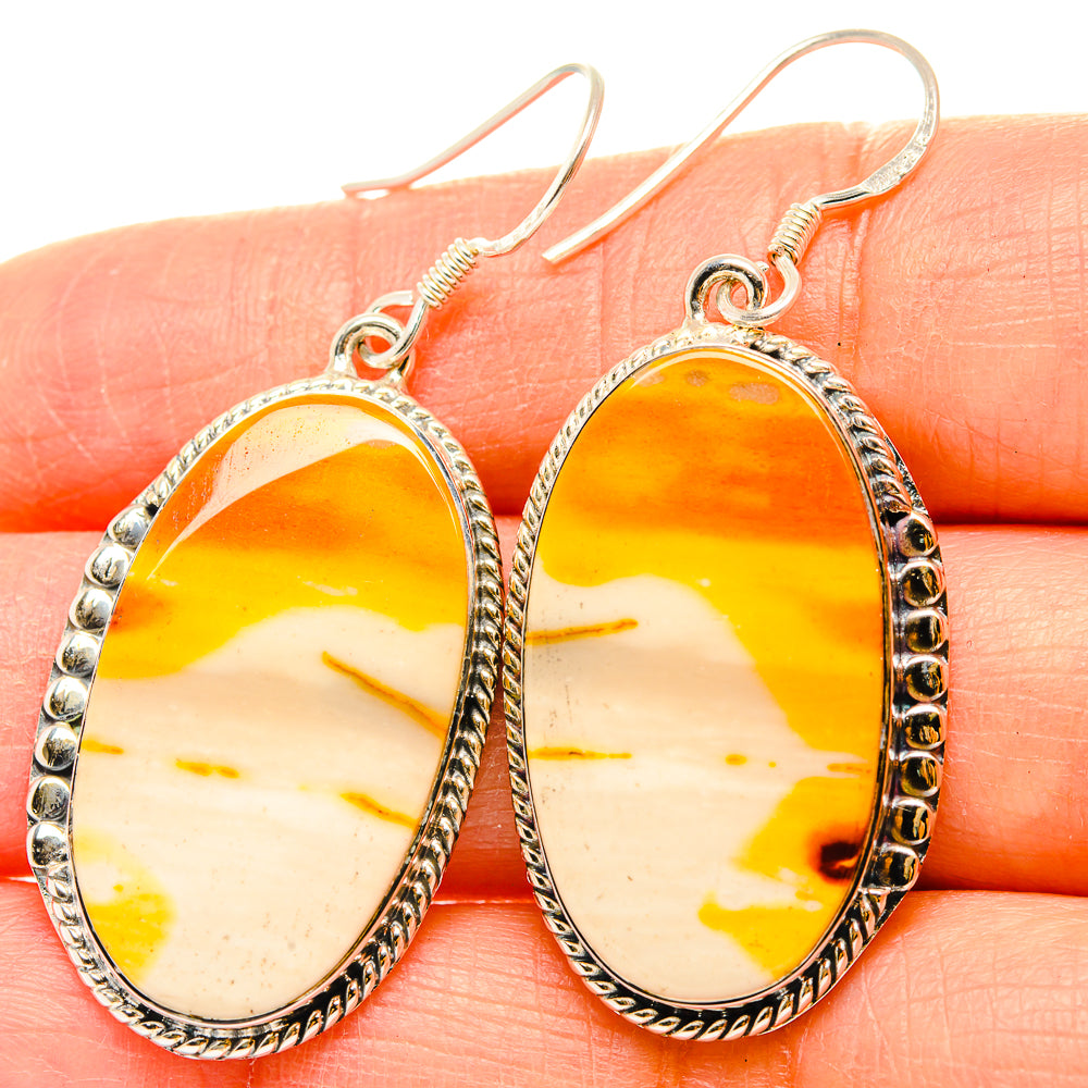 Mookaite Earrings handcrafted by Ana Silver Co - EARR429225