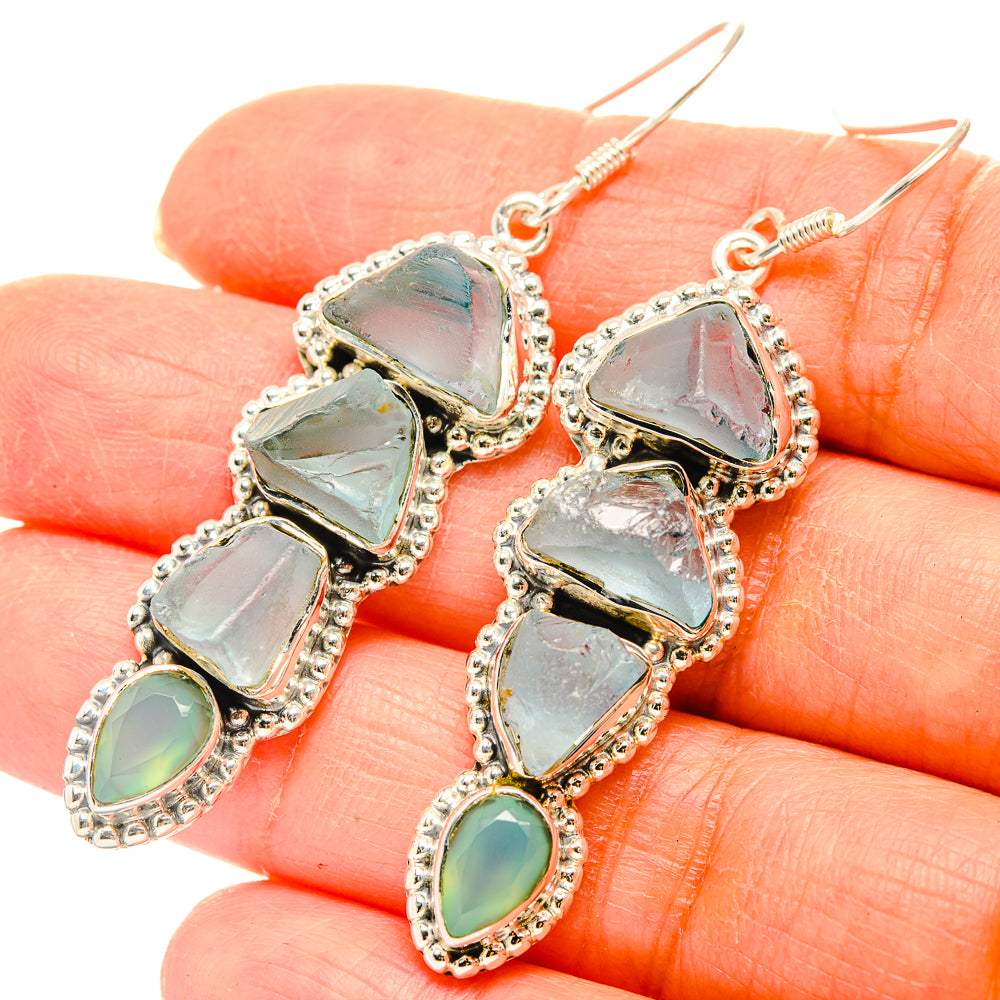 Aquamarine Earrings handcrafted by Ana Silver Co - EARR429240